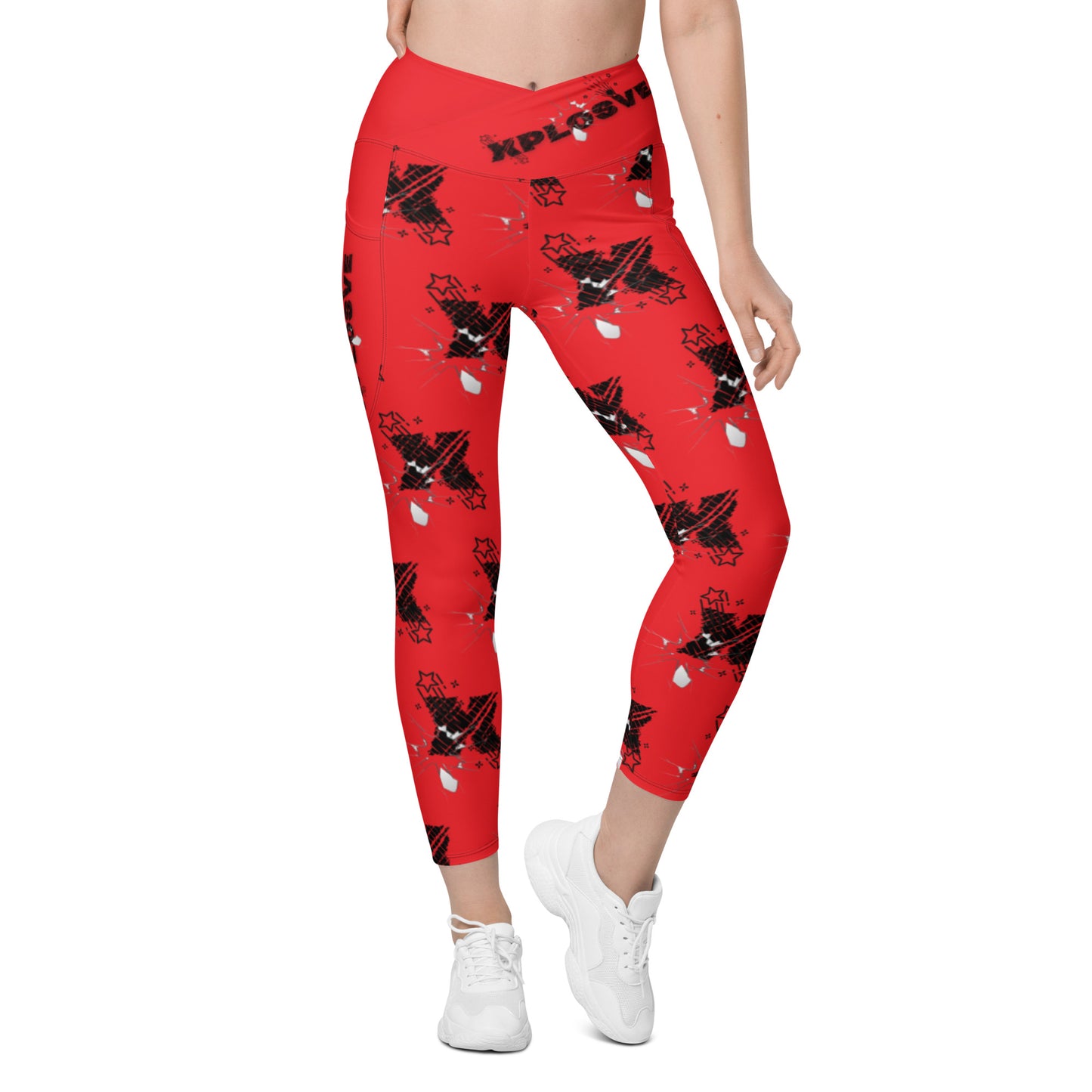 XPLOSIVE Firered Allover leggings w pockets