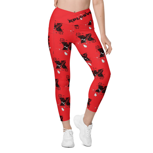 XPLOSIVE Firered Allover leggings w pockets