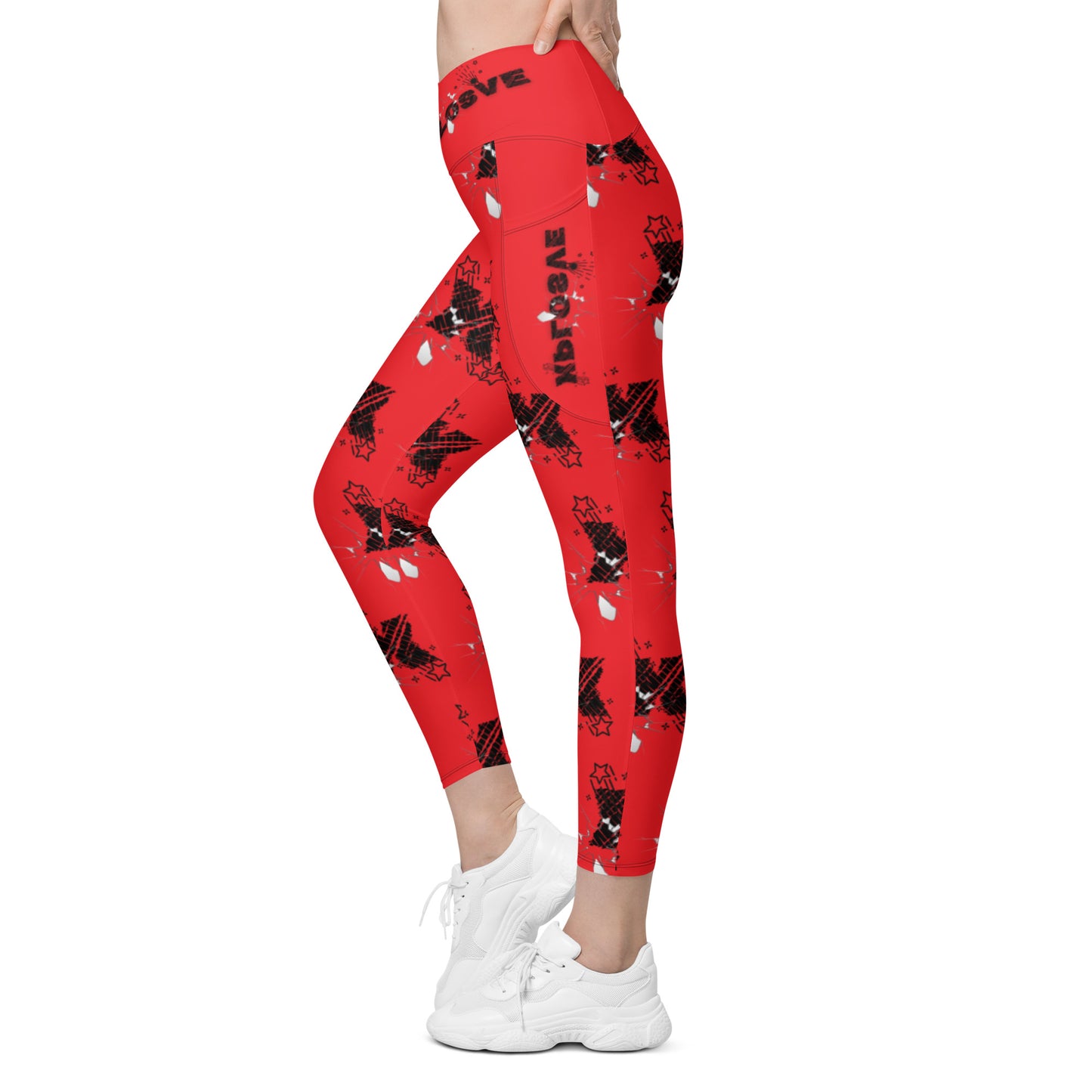 XPLOSIVE Firered Allover leggings w pockets