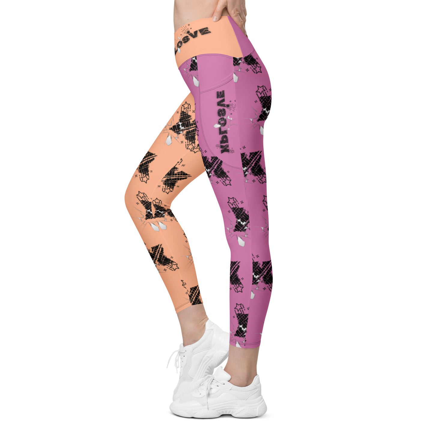 XPLOSIVE Cottoncandy Crossover leggings w/ pockets