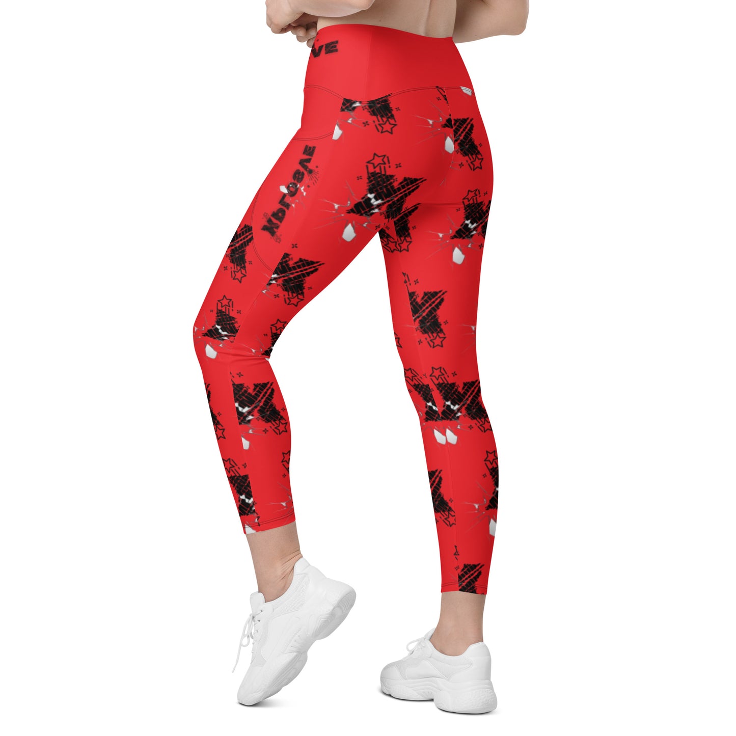 XPLOSIVE Firered Allover leggings w pockets