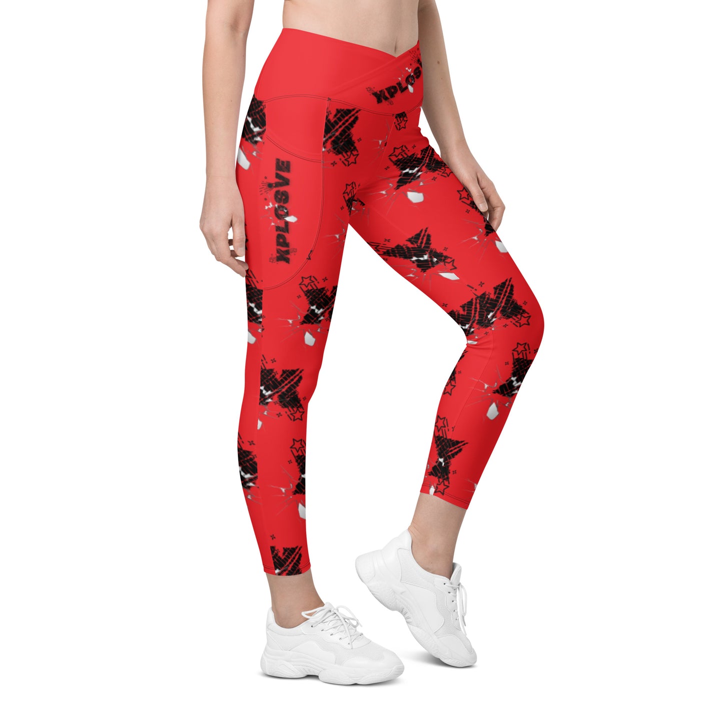 XPLOSIVE Firered Allover leggings w pockets