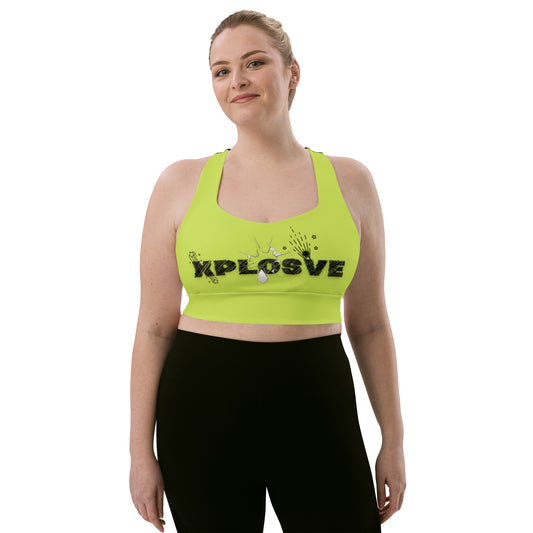 XPLOSIVE 2-Tone sports bra (Lime)