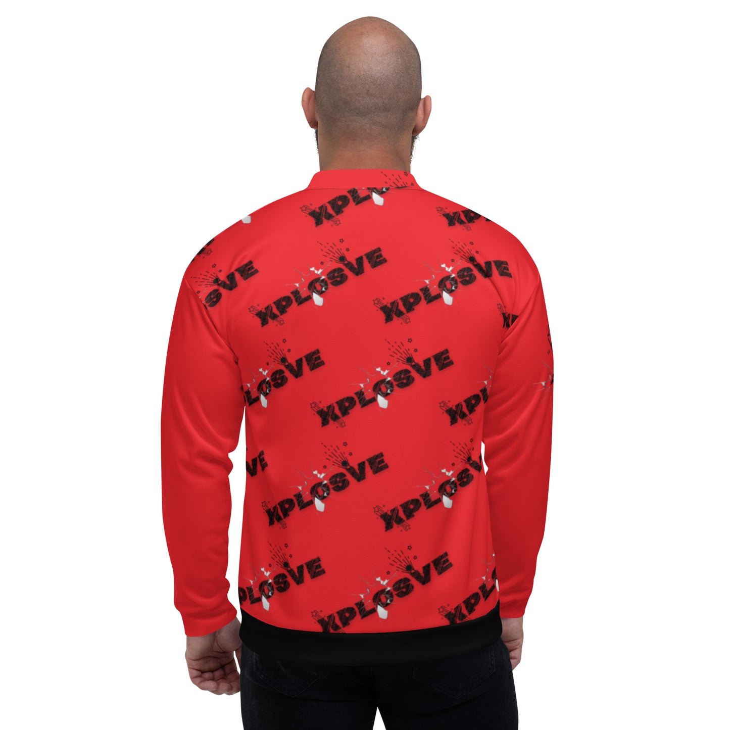 XPLOSIVE Unisex Bomber Jacket (All over pattern)