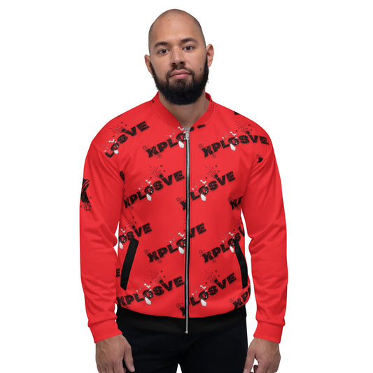 XPLOSIVE Unisex Bomber Jacket (All over pattern)