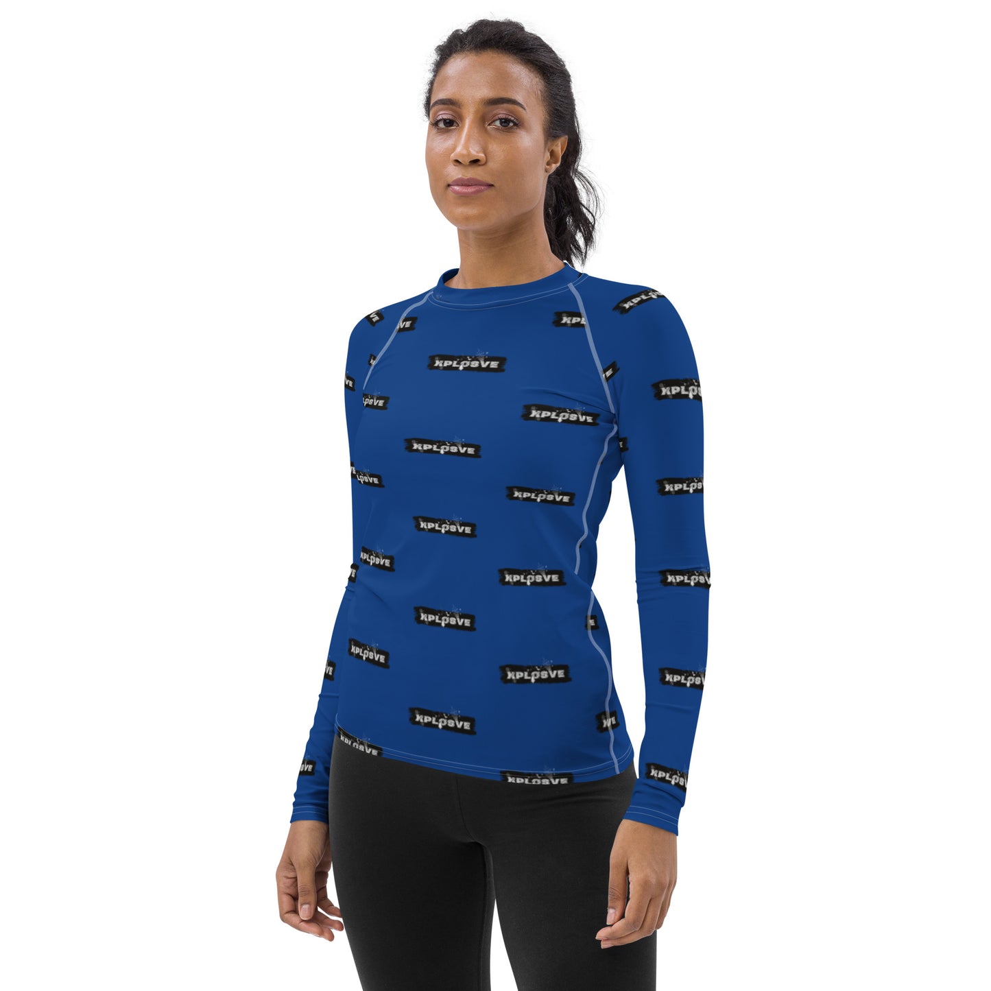 XPLOSIVE Blue All-Over logo (long sleeve)