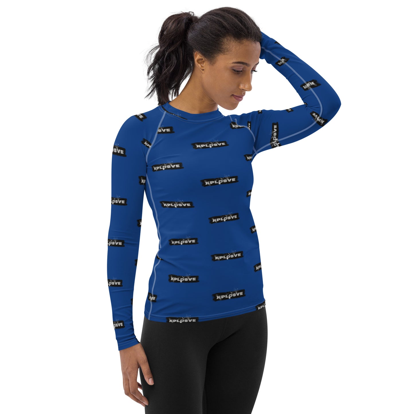 XPLOSIVE Blue All-Over logo (long sleeve)