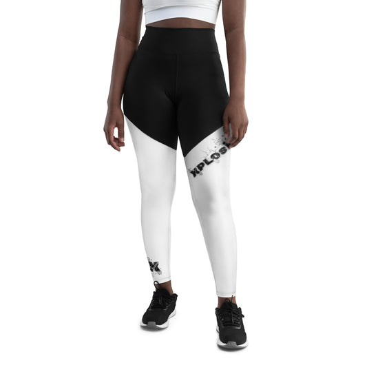 XPLOSIVE B/W Sports Leggings