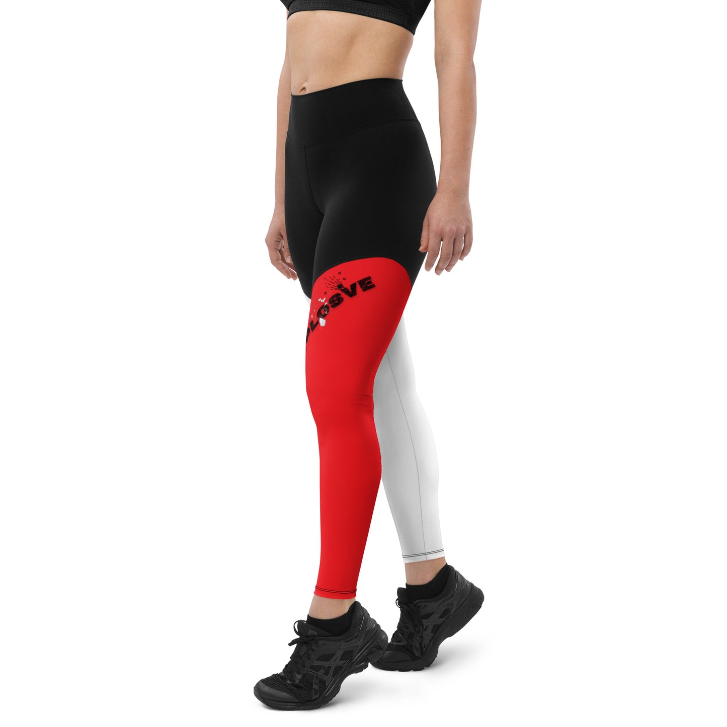 XPLOSIVE R/W/Bl Multi-logo Leggings