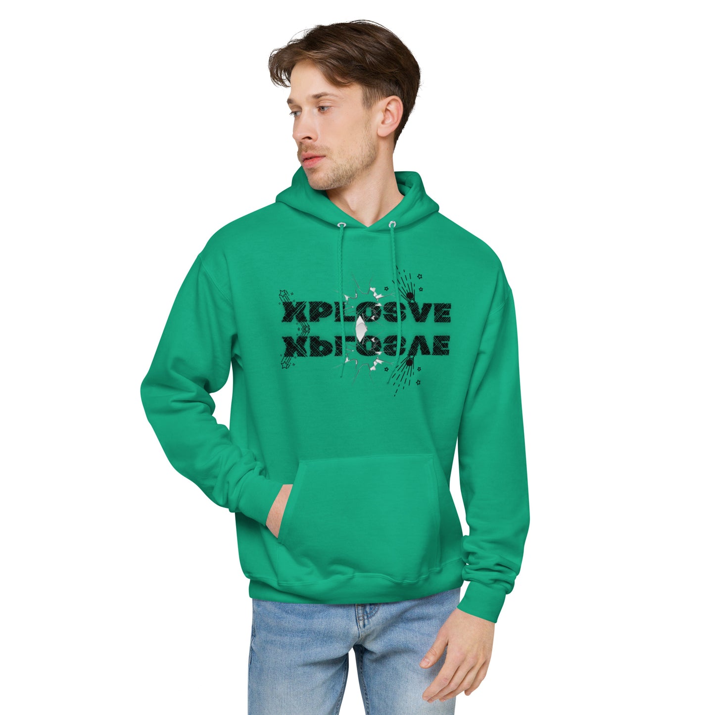 XPLOSIVE Double Down Fleece hoodie