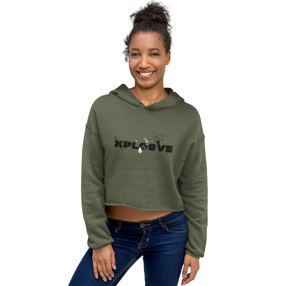 XPLOSIVE Crop Hoodie (Black girl magic edition)